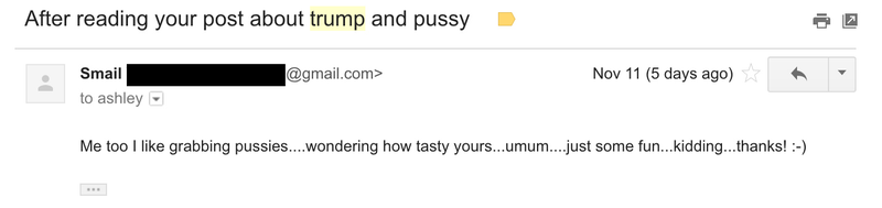 Illustration for article titled “You Shitti Farty Dirty Nasty JUDE Bitch!”: Trump Voters Send Their Best